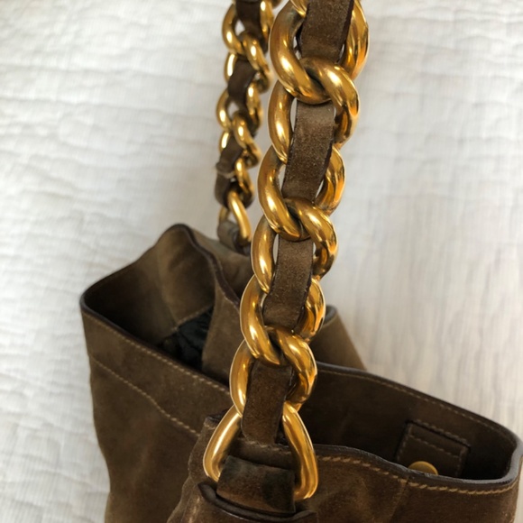 Suede Prada Purse - Picture 8 of 11